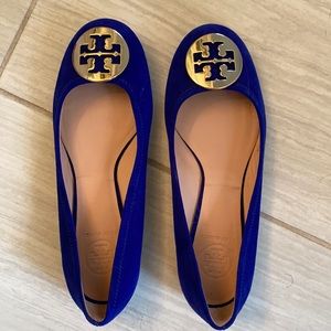 Tory Burch suede flats size 8